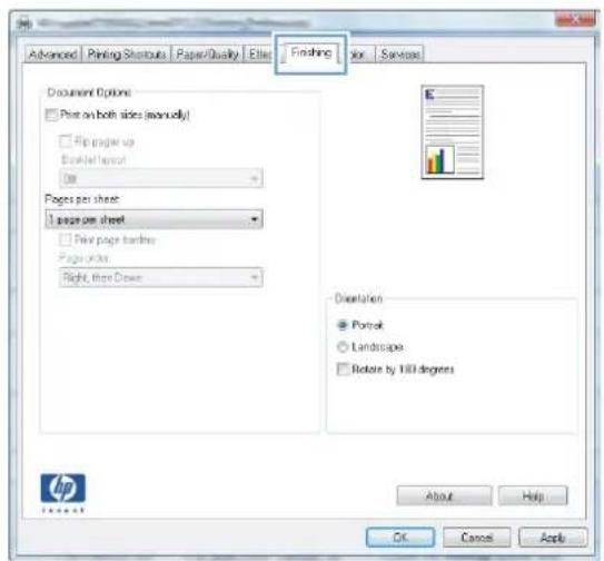 HP LaserJet Pro M570dn - Print multiple pages per sheet (Windows) - 2