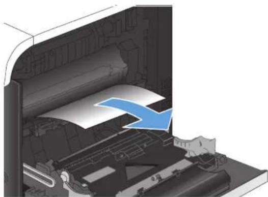 HP LaserJet Pro M570dn - Clear jams in the right door - 6