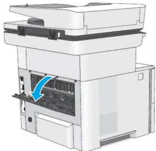 HP LaserJet Enterprise M527c - Clear paper jams in the duplexer - 4