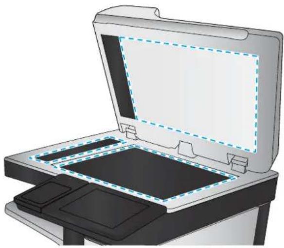 HP LaserJet Enterprise M527c - Calibrate the scanner - 2
