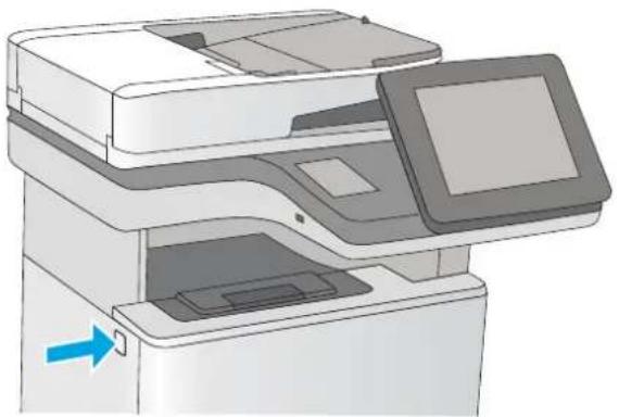 HP LaserJet Enterprise M527c - Remove and replace the cartridge - 1