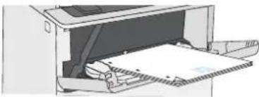 HP LaserJet Enterprise M527c - Tray 1 paper orientation - 3