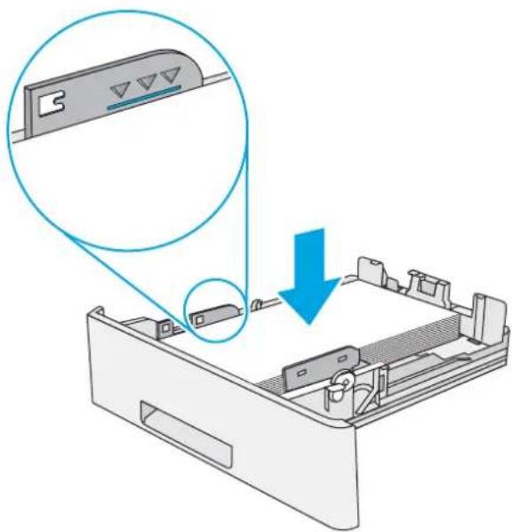 HP LaserJet Enterprise M527c - Clear paper jams in Tray 2 and the 550-sheet trays - 4