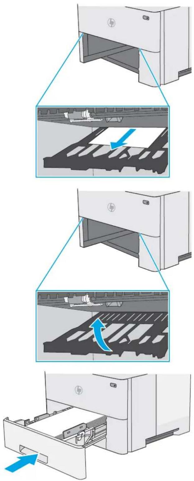 HP LaserJet Enterprise M527c - Clear paper jams in the duplexer - 3