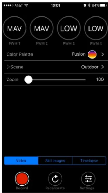 FLIR Vue Pro - Home Screen - 1