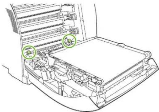 HP Color LaserJet CP3505x - Clear jams from the duplexer - 6