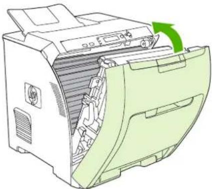 HP Color LaserJet CP3505x - Clear jams from the duplexer - 9