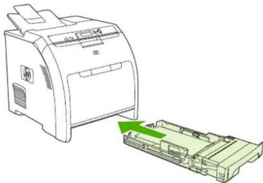 HP Color LaserJet CP3505x - Load tray 2 - 10