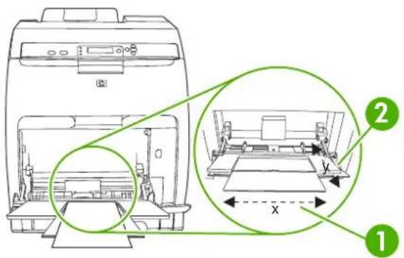 HP Color LaserJet CP3505x - Configure tray 1 for custom paper - 1