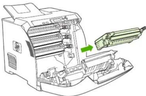 HP Color LaserJet CP3505x - Change a print cartridge - 3
