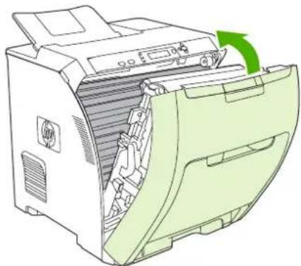 HP Color LaserJet CP3505x - Front door - 8