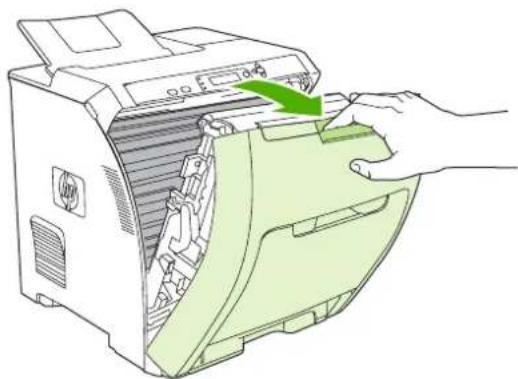 HP Color LaserJet CP3505x - Front door - 1
