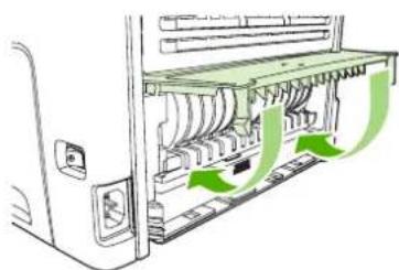 HP LaserJet M2727NFS - Clear jams from the duplexer - 10