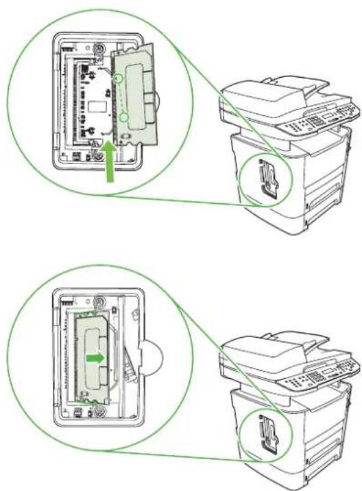 HP LaserJet M2727NFS - Install a memory DIMM - 4