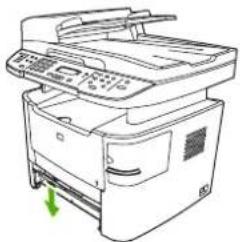 HP LaserJet M2727NFS - Clear jams from the duplexer - 4