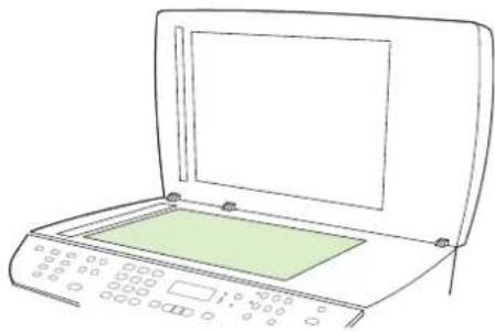 HP LaserJet M2727NFS - Clean the scanner glass - 1