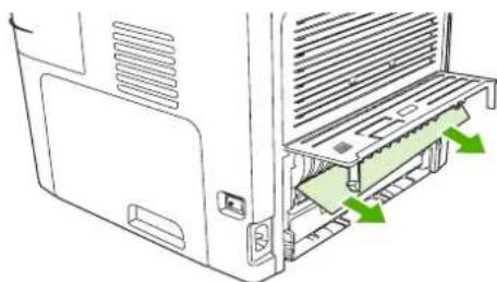 HP LaserJet M2727NFS - Clear jams from the duplexer - 9