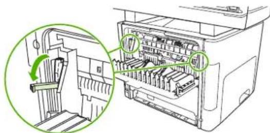 HP LaserJet M2727NFS - Rear (face-up) output bin - 2