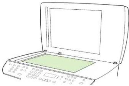 HP LaserJet M2727NFS - Clean the scanner glass - 1