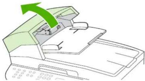 HP LaserJet M2727NFS - Clean the automatic document feeder (ADF) pickup roller assembly - 2