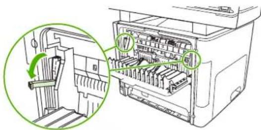 HP LaserJet M2727NFS - Clear jams from the print-cartridge area - 2