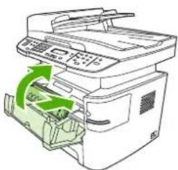 HP LaserJet M2727NFS - Clear jams from the print-cartridge area - 4
