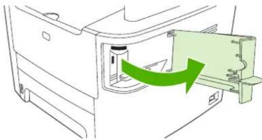 HP LaserJet M2727NFS - Clear jams from the convenience stapler (HP LaserJet M2727nfs mfp only) - 1