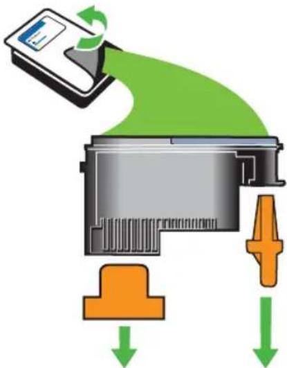 HP Officejet Pro A910a - To replace the printheads - 5