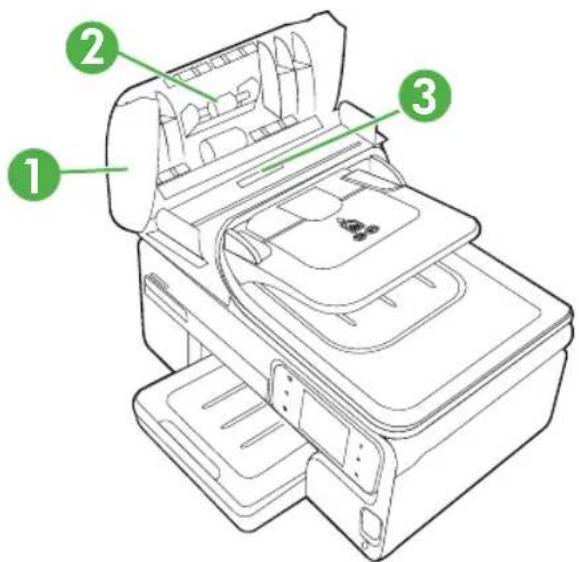 HP Officejet Pro A910a - To clean the rollers or separator pad - 1