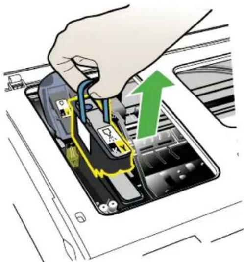 HP Officejet Pro A910a - To replace the printheads - 3