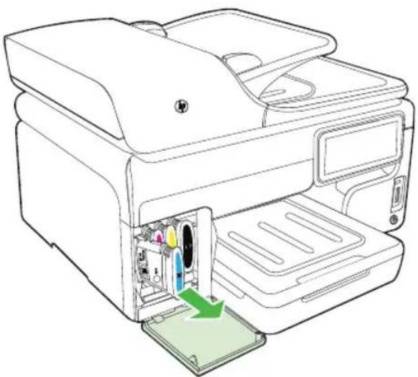 HP Officejet Pro A910a - To replace the ink cartridges - 2
