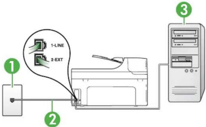 HP Officejet Pro A910a - Back view of the printer - 1