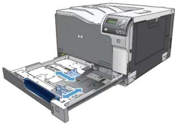 HP Color LaserJet Enterprise CP5525xh - Load Tray 2, Tray 3, and optional Trays 4, 5, and 6 with standard-size paper - 2