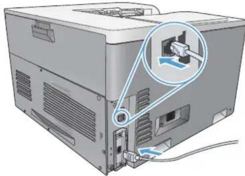 HP Color LaserJet Enterprise CP5525xh - Install external I/O cards - 8