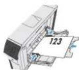 HP Color LaserJet Enterprise CP5525xh - Paper type Image orientation Duplex mode How to load paper - 4