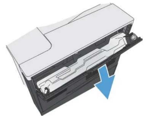 HP Color LaserJet Enterprise CP5525xh - Replace the toner collection unit - 2