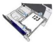 HP Color LaserJet Enterprise CP5525xh - Paper type Image orientation Duplex mode How to load paper - 1