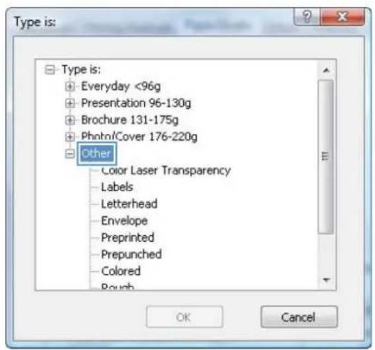 HP Color LaserJet Enterprise CP5525xh - Print on special paper, labels, or transparencies - 6