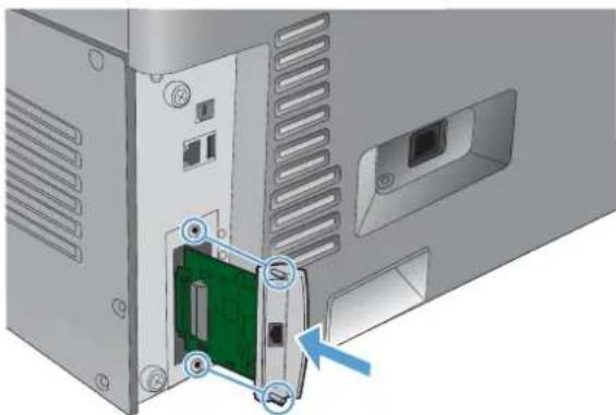 HP Color LaserJet Enterprise CP5525xh - Install external I/O cards - 6