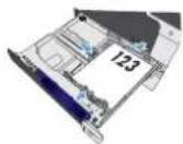 HP Color LaserJet Enterprise CP5525xh - Paper type Image orientation Duplex mode How to load paper - 1