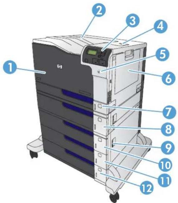 HP Color LaserJet Enterprise CP5525xh - Front view - 1