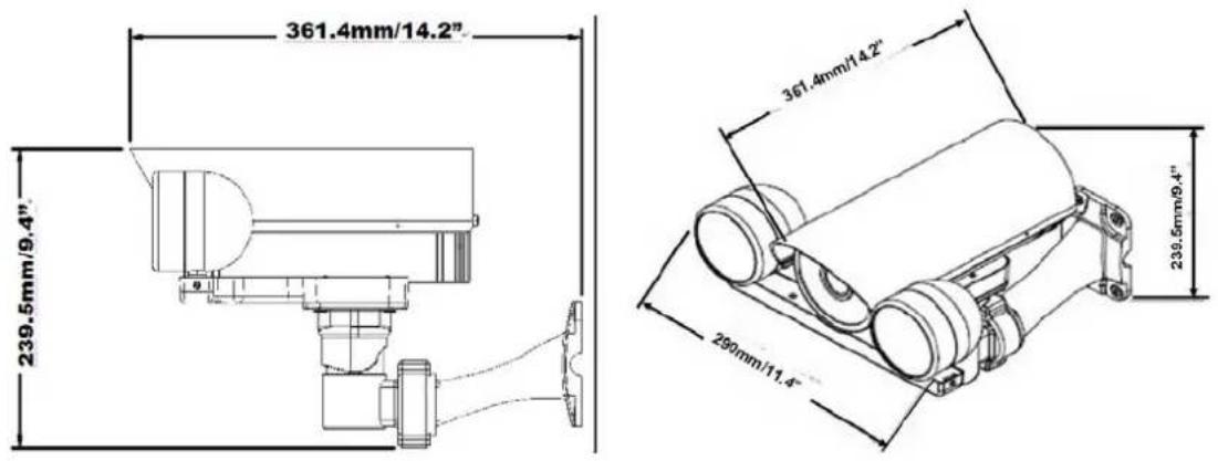 EverFocus EZ650 - Dimensions - 5