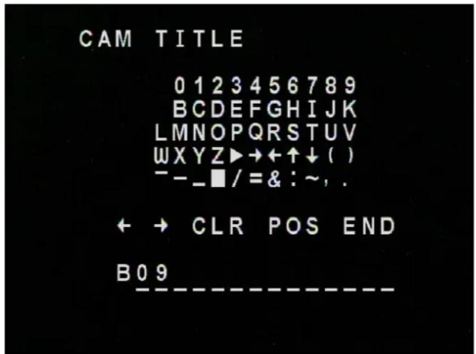EverFocus EZ650 - CAM TITLE - 1
