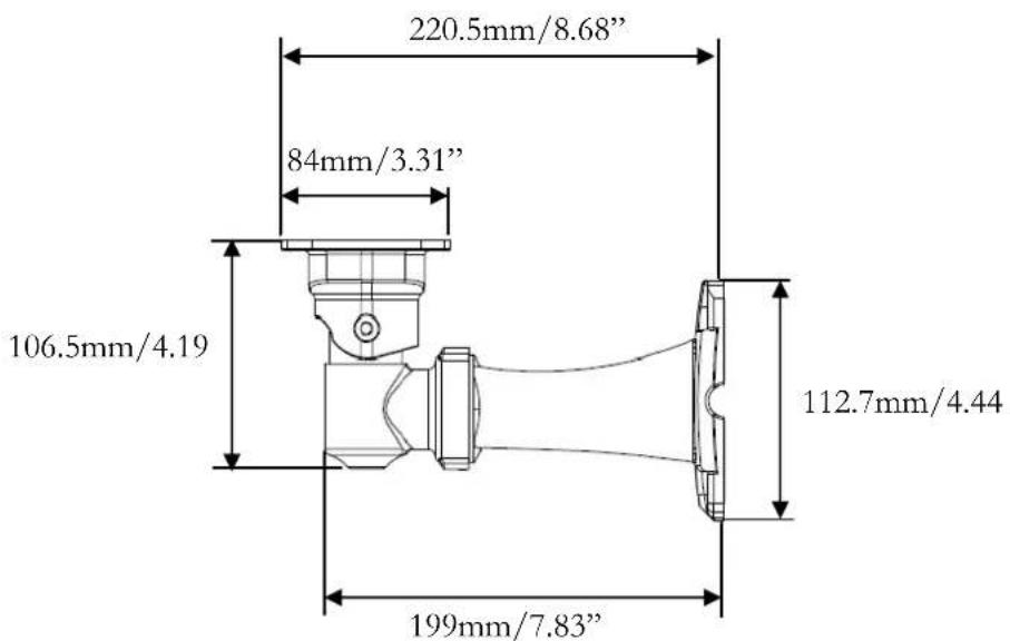 EverFocus EZ650 - Dimensions - 3