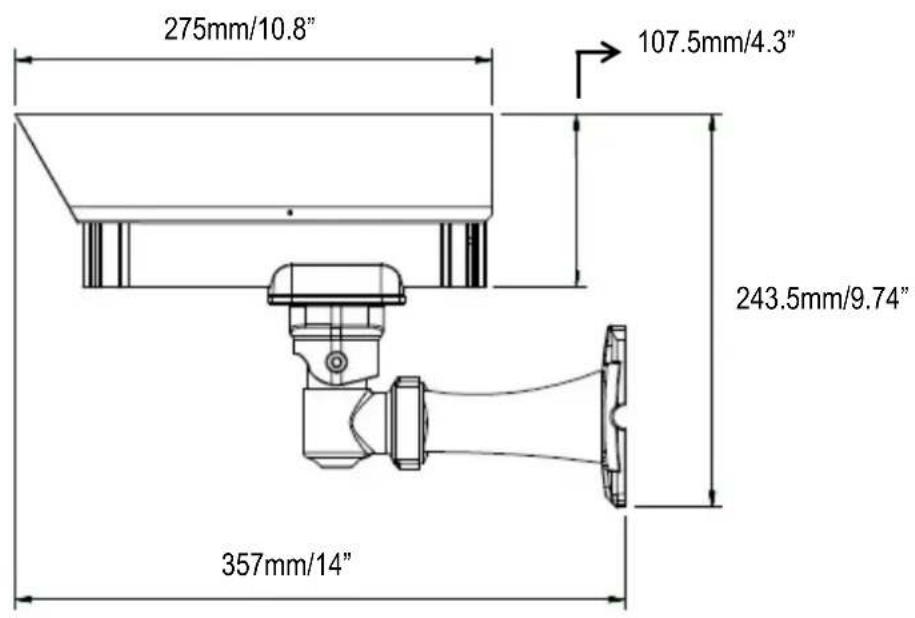 EverFocus EZ650 - Dimensions - 4