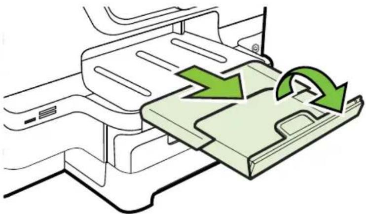 HP Officejet Pro N911a - To load Tray 2 - 4