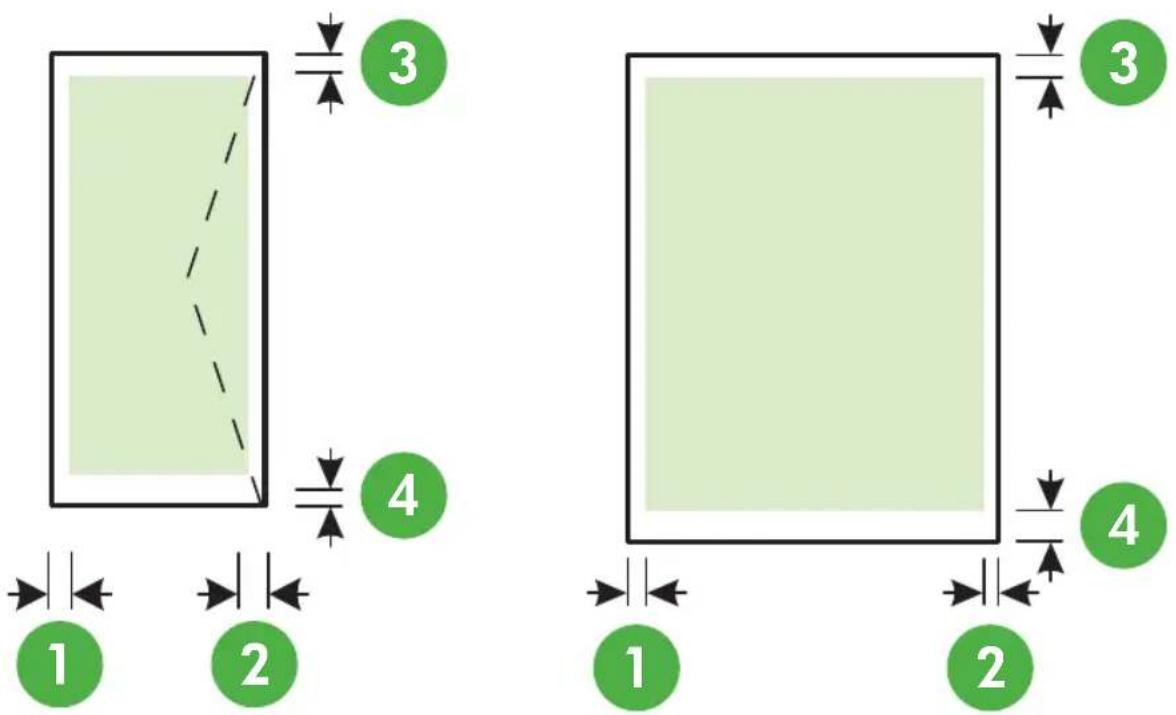 HP Officejet Pro N911a - Set minimum margins - 1