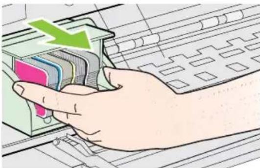 HP Officejet Pro N911a - To reinstall the printhead - 3
