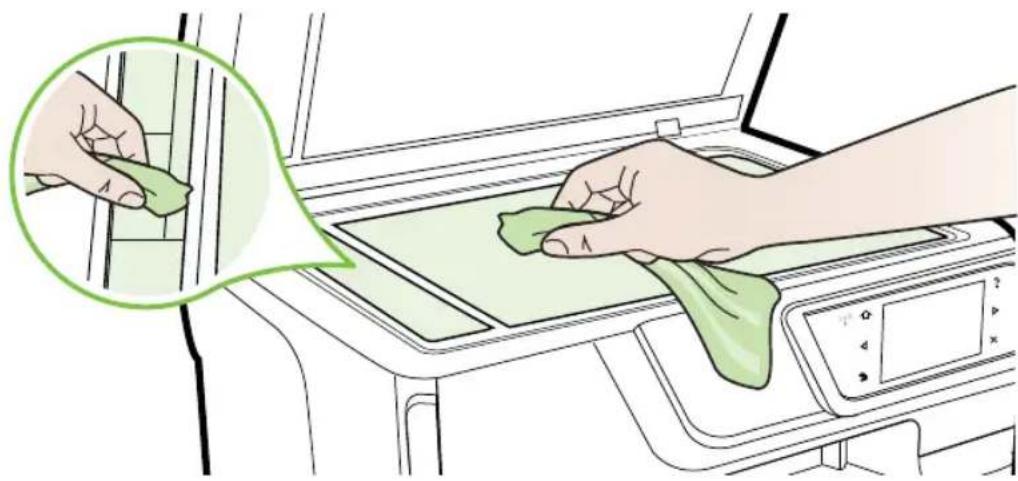 HP Officejet Pro N911a - To clean the scanner glass - 1