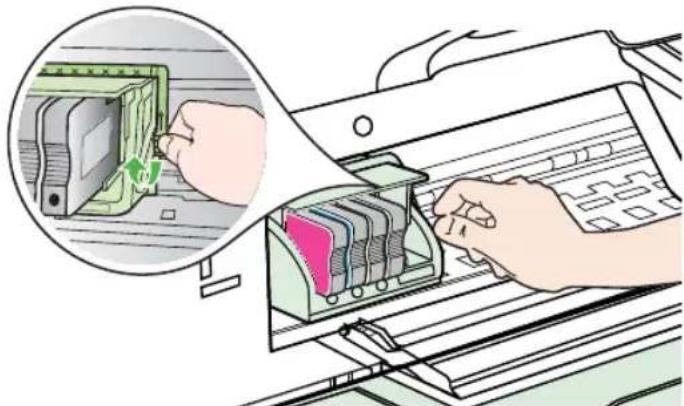 HP Officejet Pro N911a - To reinstall the printhead - 2